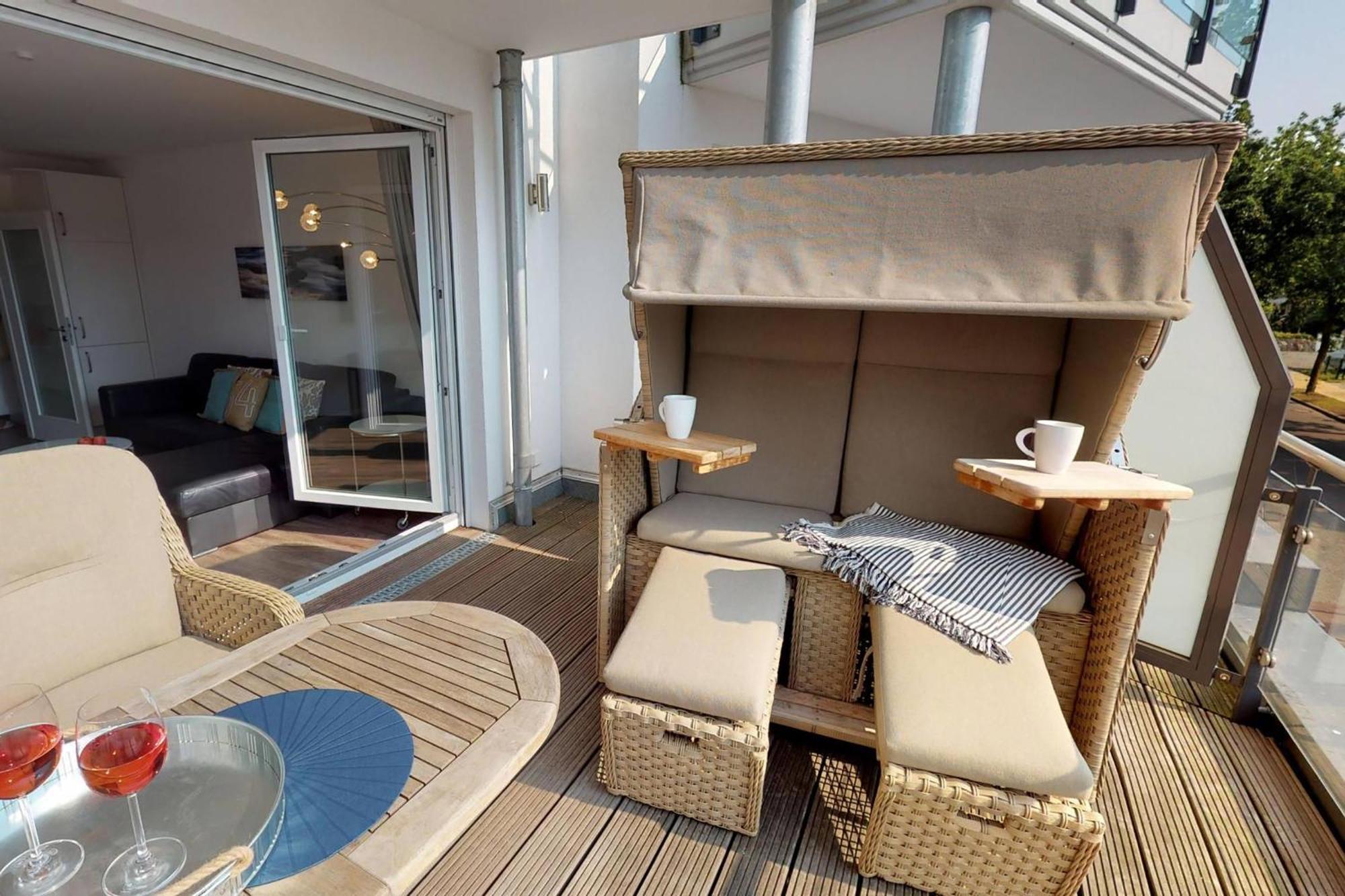 Villa Meeresrauschen Carpe Diem Mit Grosszuegiger Terrasse Und Extragrossem Strandkorb Pelzerhaken Eksteriør bilde